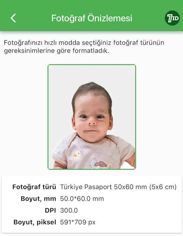 Türkiye'de Biyometrik Fotoğrafı Online Alın